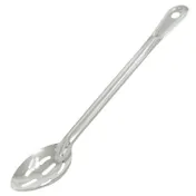CAC China SBHL-13 Basting Spoon, 13" Long, Slotted, 1.2mm Stainless Steel, Non-Insulated Handle 1 image
