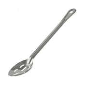 CAC China SBHL-15 Basting Spoon, 15" Long, Slotted, Stainless Steel, 1.2mm Thick 1 image