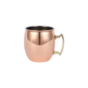 CAC China SCMM-20 Metal Mug - 20 oz Moscow Mule Stainless Steel with Copper Plated Finish - 1/Each 1 image