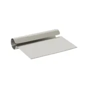 CAC China SCPS-514 Dough Scraper, 5-1/4"L x 4-1/4"W, Round Handle, Flexible Blade, Stainless Steel 1 image