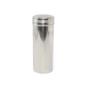 CAC China SDRG-22 Dredge Shaker, 22 oz Capacity, Stainless Steel, Silver Lid, Top, No Handle 1 image