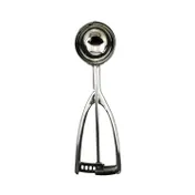 CAC China SICD-20S Squeeze Disher, #20, 1.66 oz., Ambidextrous, Stainless Steel Scoop 1 image