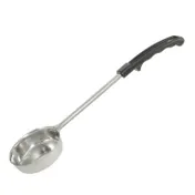 CAC China SPCS-4K Portion Control Spoon, 4 oz, Stainless Steel, Black Handle 1 image
