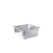 CAC China STP2T-24-6 Steam Table Pan, 2/3 Size, 6" Deep, 24-Gauge Stainless Steel, Dishwasher-Safe 1 image