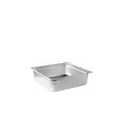 CAC China STP2T-25-4 Steel Steam Table Pan, 2/3-Size, 4" Deep, 25 Gauge, NSF - Sold Individually 1 image