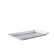 CAC China STPF-22-1 Stainless Steel Steam Pan 1/1-size 1-1/4" deep Anti-Jam Lug Dishwasher Safe 1 image