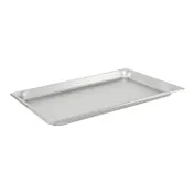 CAC China STPF-S25-1 Stainless Steel Steam Table Pan, 1/1-size, 1-1/4" deep, 25 gauge, NSF 1 image