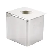 Edlund CSR-16 Cold Pan Box, 1/6 Pan Enclosure, Hinged Lid with Hole, Stainless Steel, Silver 3 image