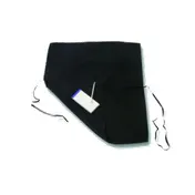 Chef Revival 603FWPS-BK Four-Way Waist Apron, 28" x 17", Black, DuraSERV 100% Spun Polyester 1 image