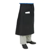Chef Revival 607BA2-BK Waist Apron, 28" x 34", 2 Pockets, EZ-Blend Twill, Black 1 image