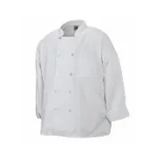Chef Revival J100-M Chef's Jacket, Medium, White, Poly/Cotton, Long Sleeve, Double Breasted 1 image