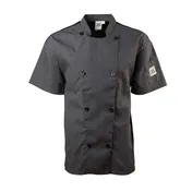 Chef Revival J205GR-L Chef Jacket, Large, Double Breasted, Pewter Grey, Poly/Cotton 1 image