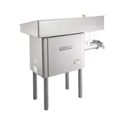Hobart 4146+BUILDUP Meat Grinder - 5 HP Motor, #46 Tinned Grind End, 60-65 lb/min Capacity, 49"x26-3/4"x4-1/2" Steel Pan 5 image
