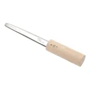 Korin HA-1302 Clam Knife, 8-3/4"L, Forged Stainless Steel Blade, Wood Handle 1 image