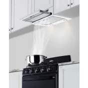 Summit HRTX20WADA ADA Compliant 20" Retractable Range Hood, Glossy White 2 image