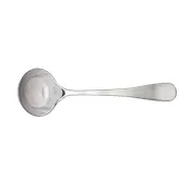 Libbey 002 090 Tureen Ladle, 1-1/4 oz, 8" Length, 18/8 Stainless Steel, Windsor Style - 1/Case 1 image