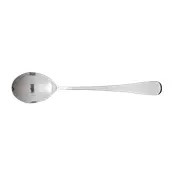 Libbey 002140 Solid Serving Spoon, 11 3/8" Stainless Steel One-Piece Handle, Finish - 1/Case 1 image