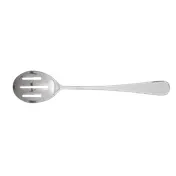 Libbey 002 142 Slotted Serving Spoon - 11" Long, Windsor, 18/8 Stainless Steel - 1/Case 1 image