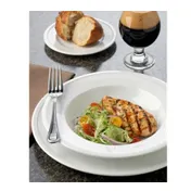 Libbey 1502-10170 - 6 1/2" Round Porcelain China Plate, Bright White, Empire World Collection - 36/Case 2 image