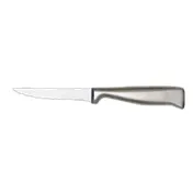 Libbey 1952472 Steak Knife, 9-1/4" Hollow Stainless Steel Blade, Satin Finish, Stamped Handle - 12/Case 1 image