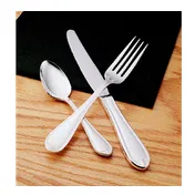 Libbey 239 5762 Steak Knife, 8-5/8" Fluted Blade, Stainless Steel Handle, Antique Finish - 36/Case 2 image