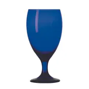 Libbey 4116B Iced Tea Glass, 16.25 oz Cobalt Stem, SheerRim, 7" H x 3.25" Top x 3" Base - 12/Case 1 image