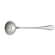 Libbey 492011 Soup Ladle - 4 oz 11-3/4" Length, 18/8 Stainless Steel Louvre - 1/Case 1 image