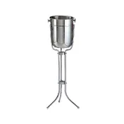 Libbey 520818 Wine Bucket - 8-Quart, 9" Top x 10" Height Steel Cooler, Fits Stand 520828 - 6/Case 1 image