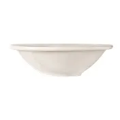 Libbey 840-320-020 Grapefruit Bowl, 10 oz, 6-3/8" Dia x 1-7/8" H, White Porcelain Round - 36/Case 1 image