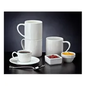 Libbey 905356590 China Saucer 5-1/8" Dia 2" Well Round Porcelain Royal Rideau Slenda - 36/Case 2 image