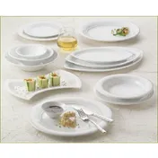 Libbey 911194023 - China Saucer, 5" Dia., 1-5/8" Well, Aluma White Porcelain, Reflections, 36/Case 2 image
