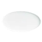Libbey 911194484 - Oval China Tray, 14" x 7" Foot Porcelain Aluma White Chef's Selection - 12/Case 1 image