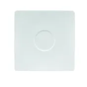 Schonwald 9137010 Porcelain Saucer, 4.75" x 4.75" with 1.16" Well, Microwave Safe - 12/Case 1 image
