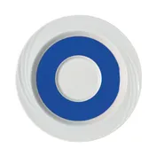 Schonwald 9187130-62972 Round Porcelain Saucer 6-5/8" Dia 2-3/8" Well White Dark Blue - 12/Case 1 image