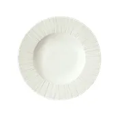 Schonwald 9360178 - 15-Ounce 11" Round Porcelain Pasta Bowl, White Character Pattern - 6/Case 1 image