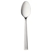 Libbey 946003 Santorini Satin Serving Spoon, 8-5/8" Beveled, 18/10 Stainless Steel, Satin - 12/Case 1 image