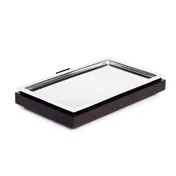 APS Germany APS 14940 Salad Bar Cooling Box Set, 20" x 12" x 3.4", Steel Platter, Base, - 1/Case 1 image