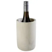 APS Germany APS 36090 - Concrete Gray Wine Bottle Cooler, 4-3/4" Dia x 7 1/2" H, Holds 1 Bottle, Non-Scratch Base - 6/Case 1 image