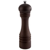 APS Germany APS 40577 - Salt Mill, 2.5" Dia x 9" H, Steel & Brown Beechwood, Grind - 1/Case 1 image