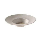 APS Germany APS 85507 - Round Melamine Plate, 10 oz, 11-3/8" Dia, Beige Matte Finish - 6/Case 1 image