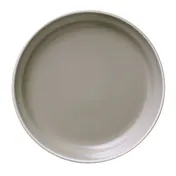 Libbey ENG-1-C - 6.5" Cream Mint Round Porcelain Plate, 6.5" Diameter, Englewood Design - 36/Case 1 image