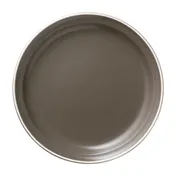 Libbey ENG-1-O China Plate - 6 1/2" Diameter Round Olive Porcelain, 5-Year No-Chip Warranty - 36/Case 1 image