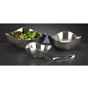 Libbey TTB-5 - Tri-Tip Stainless Steel Bowl, 16 oz ( 1/2 qt), 5 1/2" Dia x 2 1/2" H, Satin Brushed Finish - 12/Case 2 image