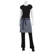 Chef Works AHWPT002-IBL-0 Waist Apron, 19"L x 31", Indigo Blue, 83/17 Cotton/Poly Pocket 1 image