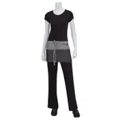 Chef Works AW047-BLK-0 - Black 12"L X 23"W Cotton Denim Waist Apron 1 image