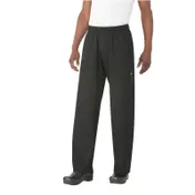Chef Works BSOL-BLK-3XL Chef Pants, 3XL Black, 65/35 PolyCotton, Waistband, Phone Pocket 1 image