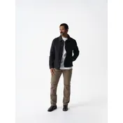 Chef Works CEL01-BLK-M Chore Coat, Black Medium 100% Cotton, Long Sleeve, Metal Button, 4 Hip Pockets 1 image