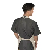 Chef Works CES01-BLK-XL Tribeca Chef Coat, XL Black Cotton Denim, Sleeve, Front Snap, Modern Fit 2 image