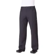 Chef Works PSER-BLK-L Chef Pants, Large Black Fit, 65/35 PolyCotton Waistband, Zipper Fly, Pockets 1 image