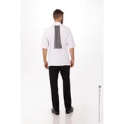Chef Works VSSS-WGC-3XL Valais Chef Coat, Short-Sleeve, 3XL White, Poly-Cotton Twill, Cool Vent Back 2 image